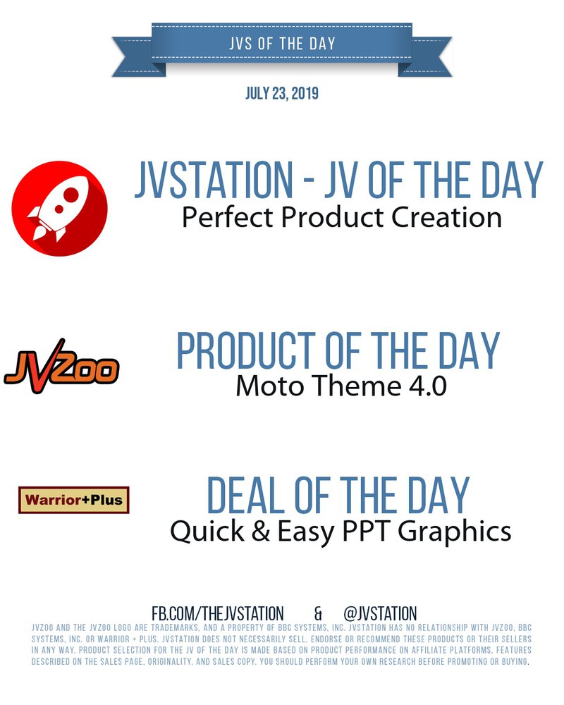 JVs of the day - July 23, 2019