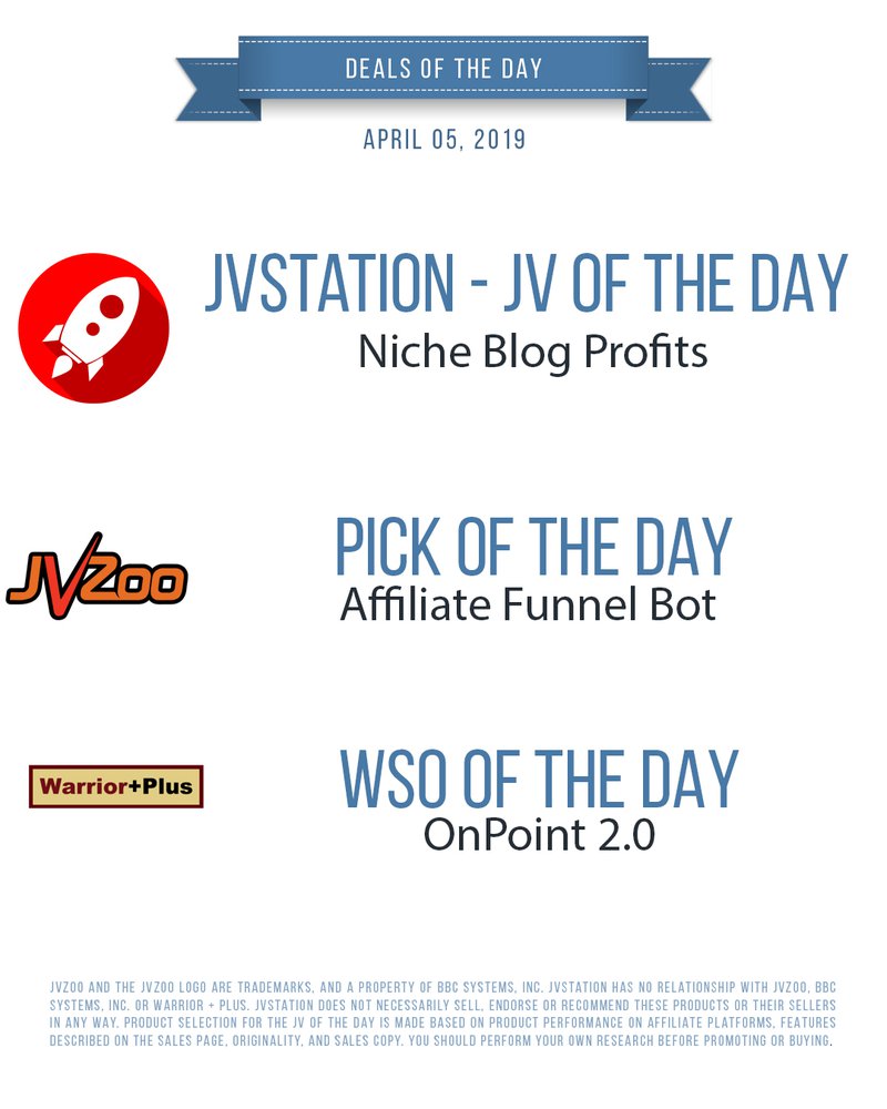 Deals of the day - April 05, 2019